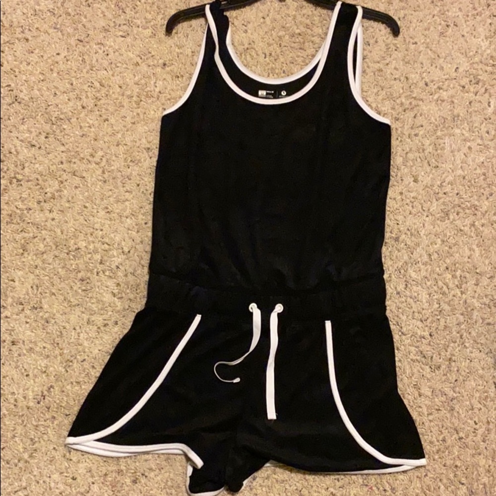 Black and White Romper